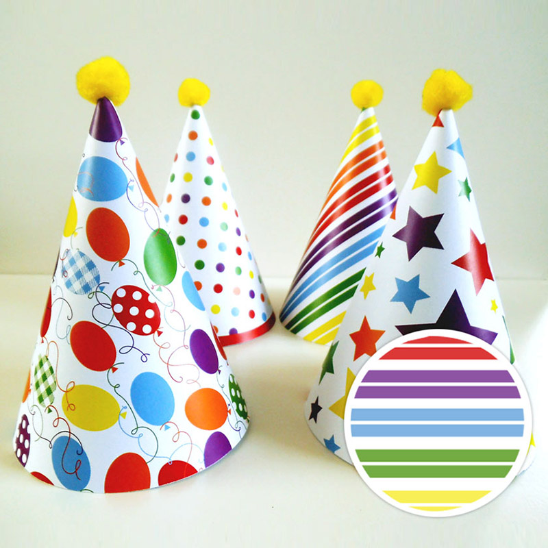 Sample party hats