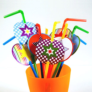 Party Straw Toppers