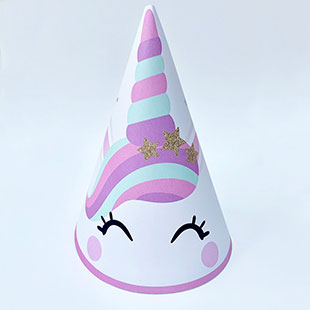 Chapeau fête licorne