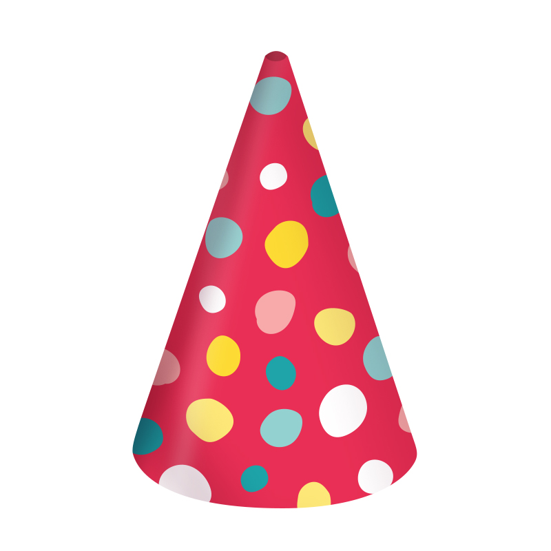 Birthday Party Hat - Dots