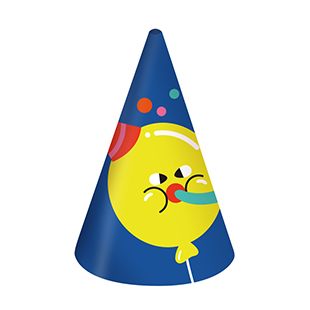 Free Printable DIY Party Decoration - Cartoon birthday party hat - Celebrate | Brother Creative Center