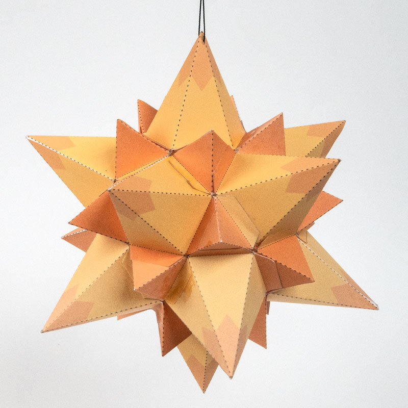 32-point star Christmas ornament