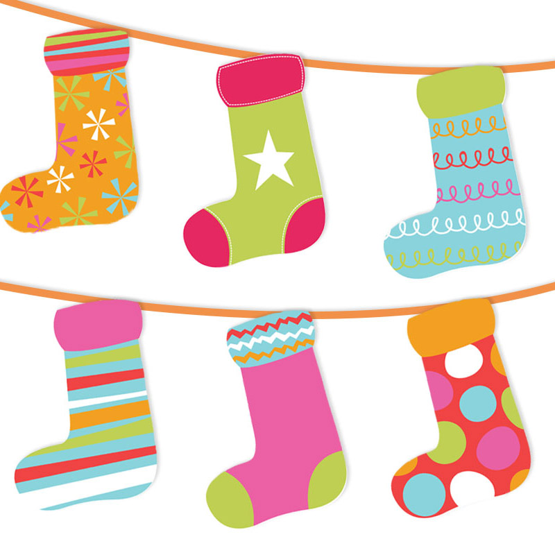 Christmas Stocking Bunting