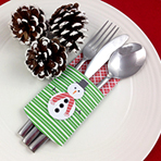 Cutlery Snowman Box