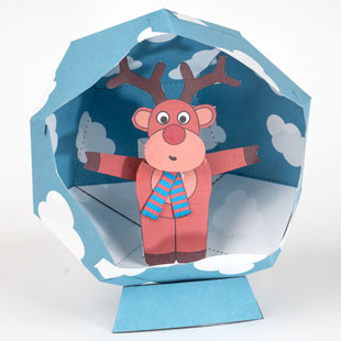 Moving Reindeer Ornament