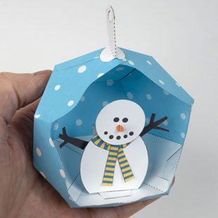Moving Snowman Ornament