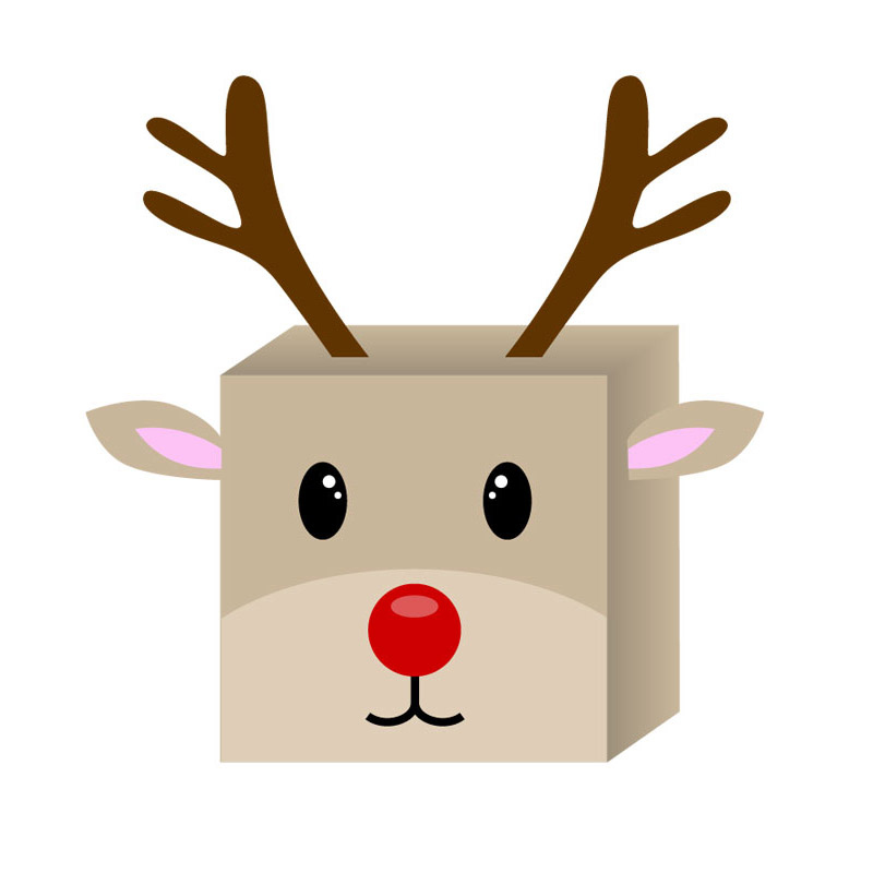 Reindeer Gift Box