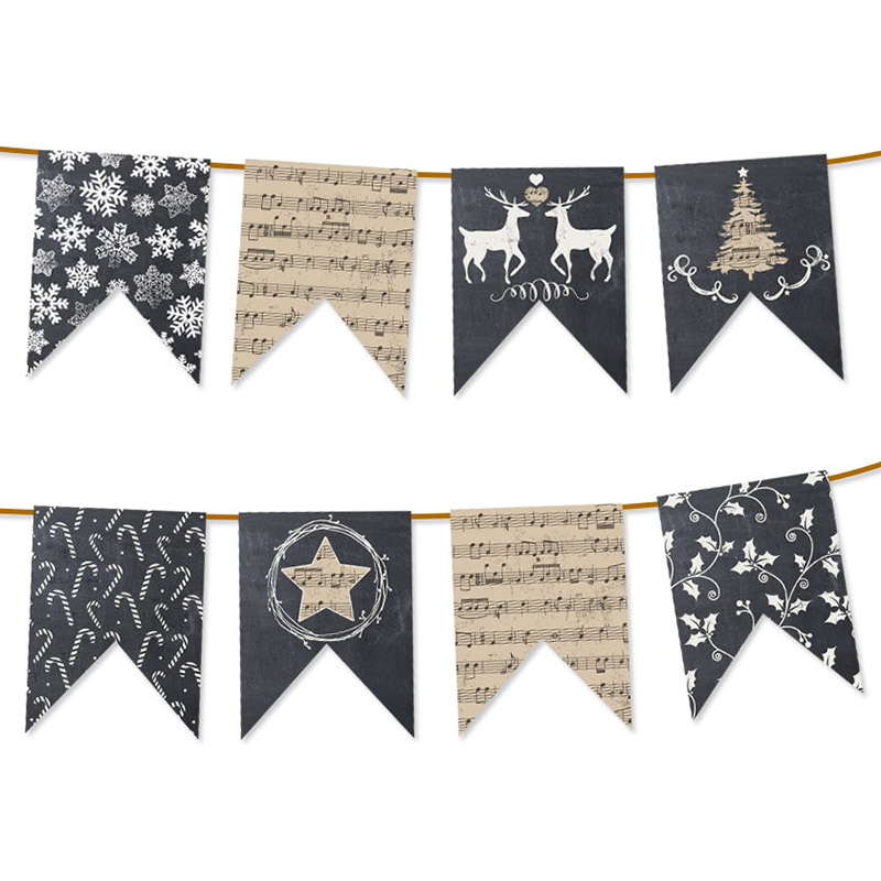 Banderines de Navidad Vintage