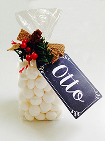 Etiquetas de Nombre Vintage de Navidad