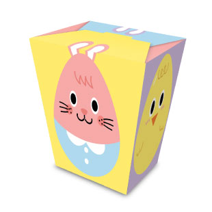 Printable Party Decoration for Free - Cute Easter Gift Box | Brother Creative Center