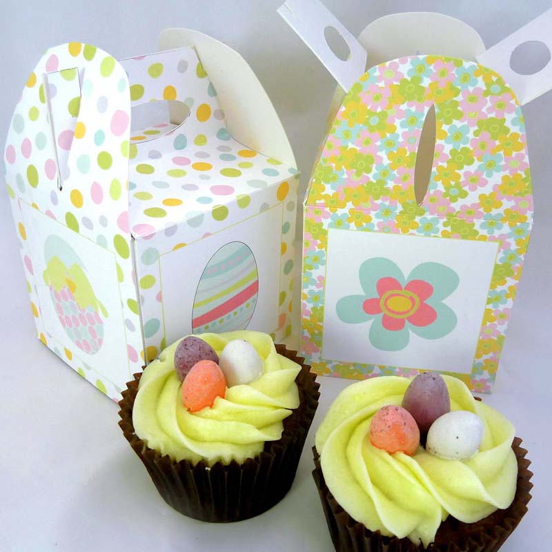 Caja de Cupcake de Pascuas