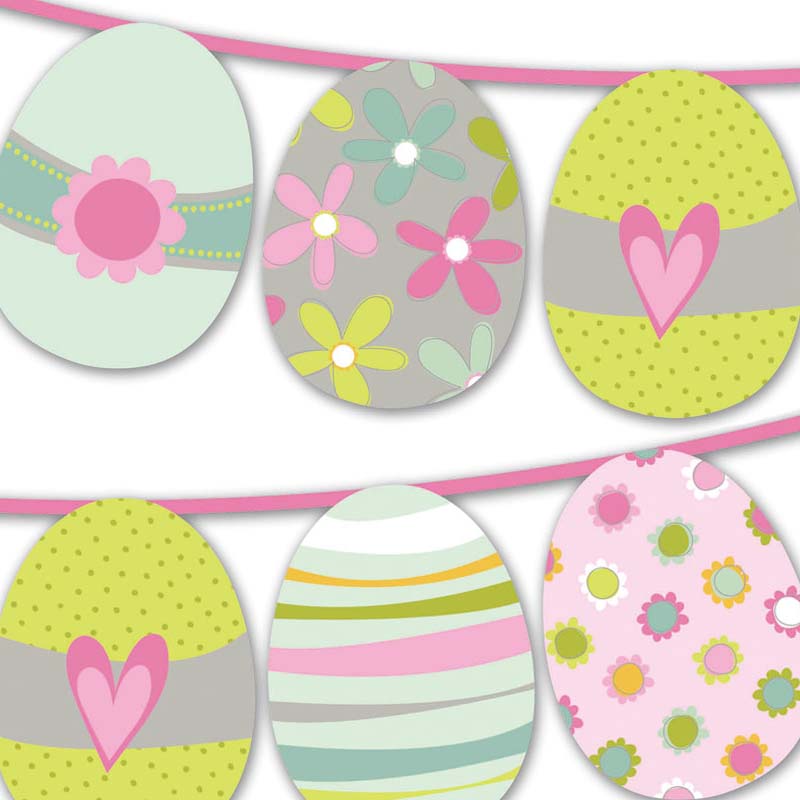 Bandierine uovo di Pasqua
