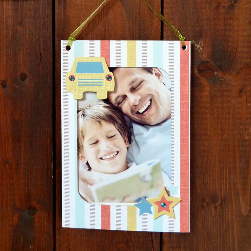 Father's Day Car Photo Frame