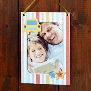 Father's Day Car Photo Frame