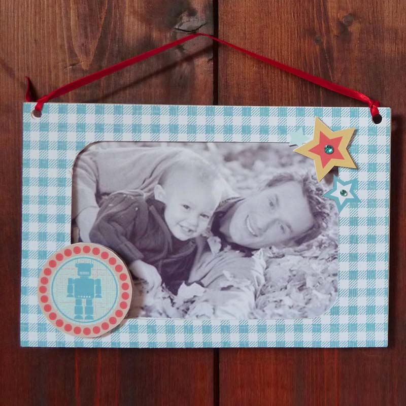 Father's Day Robot Photo Frame