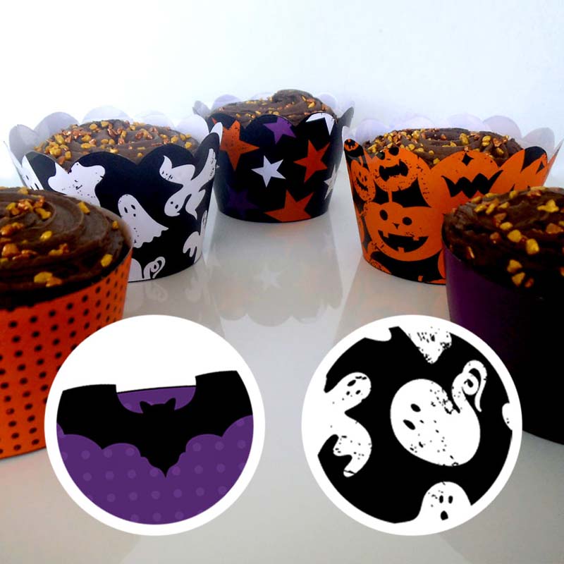 Halloween Cupcake Wrapper 1