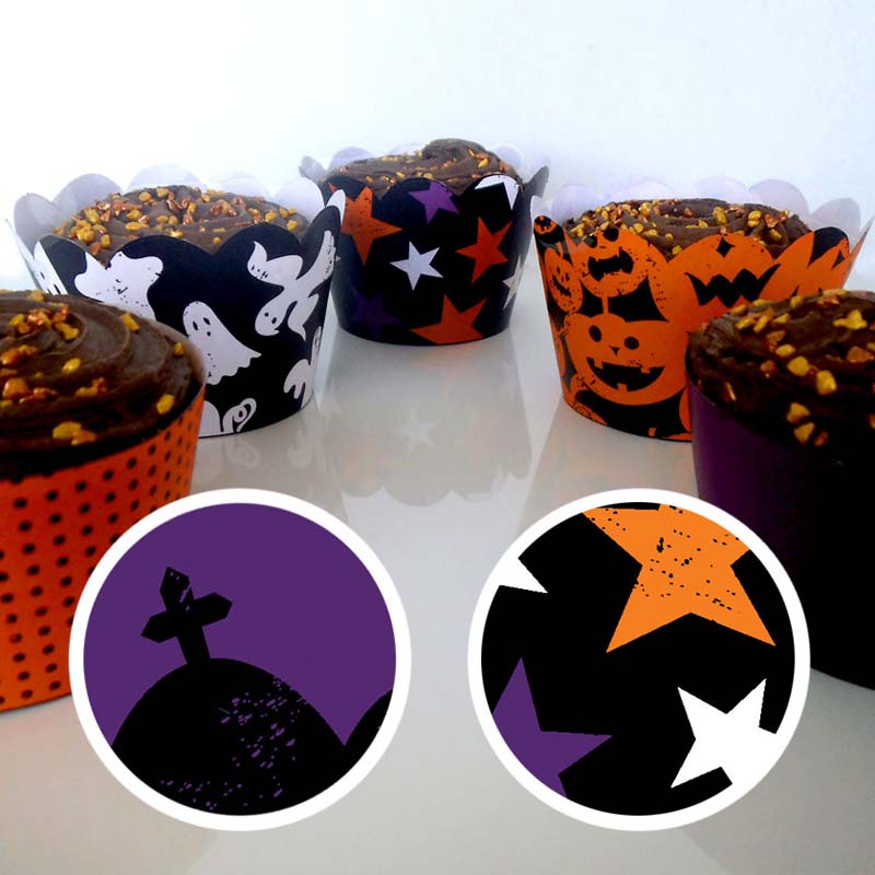 Halloween Cupcake Wrapper 4