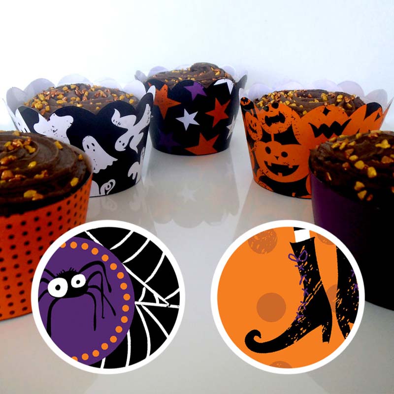 Halloween Cupcake Wrapper 5