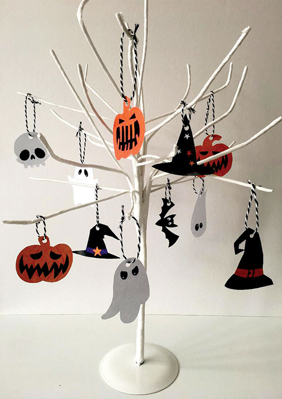 Décorations suspendues pour Halloween