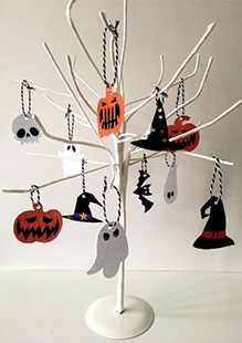 Hangende Halloween items