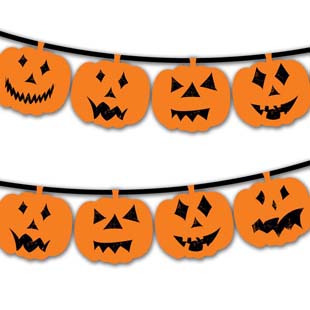 Halloween Pumpkin Bunting