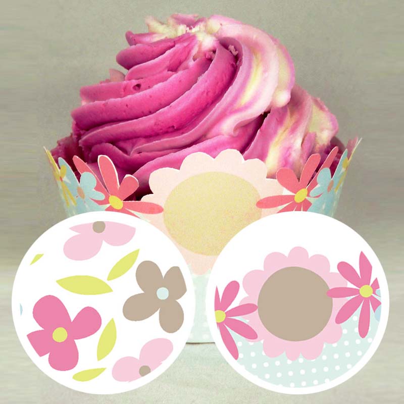 Envoltorios para Decorar Cupcakes Día de la Madre 1