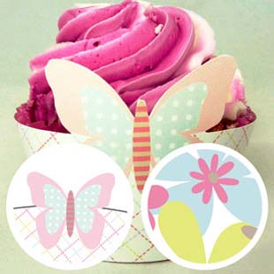 Envoltorios para Decorar Cupcakes Día de la Madre 4