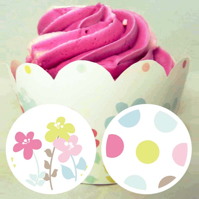 Envoltorios para Decorar Cupcakes Día de la Madre 5