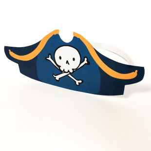 Blue pirate hat