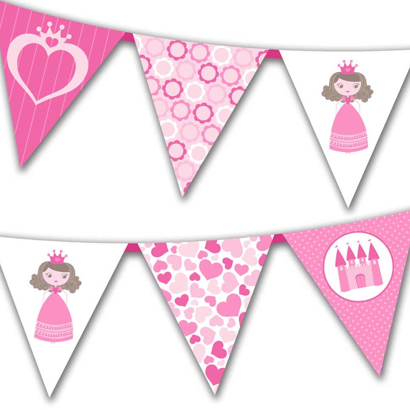 Prinzessin Party-Wimpel
