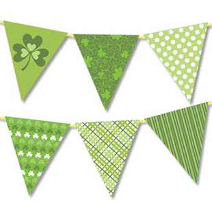 Lucky Shamrock Bunting