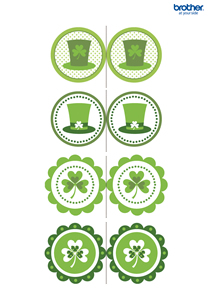 Shamrock Cupcake Topper