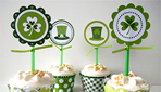 Shamrock Cupcake Topper