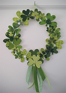 Shamrock Wreath