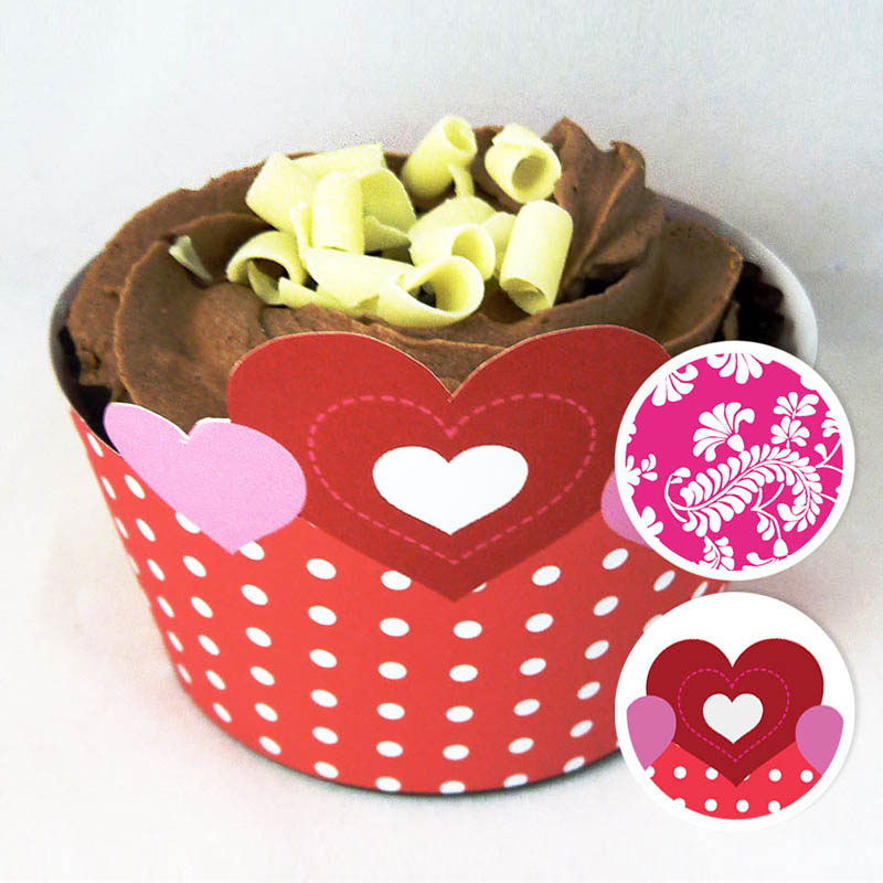 Valentine Cupcake Wrapper 5